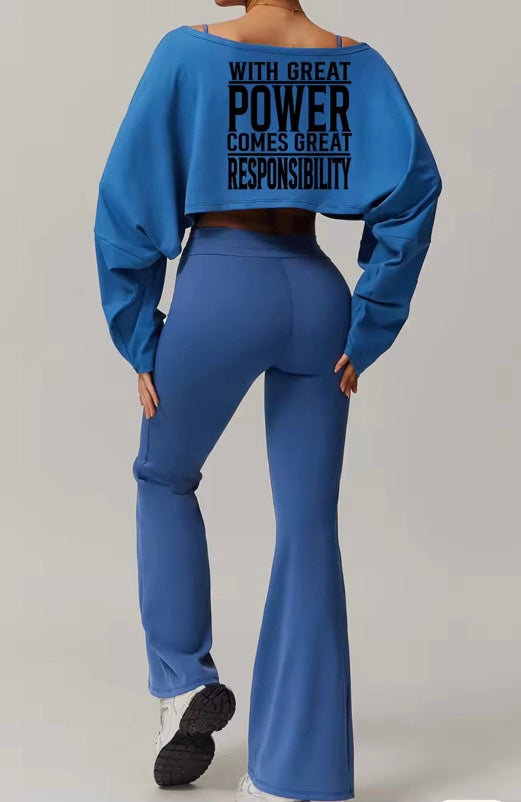 Rolle Power Crop Blue