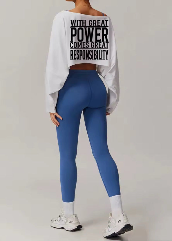 Rolle Power Crop White