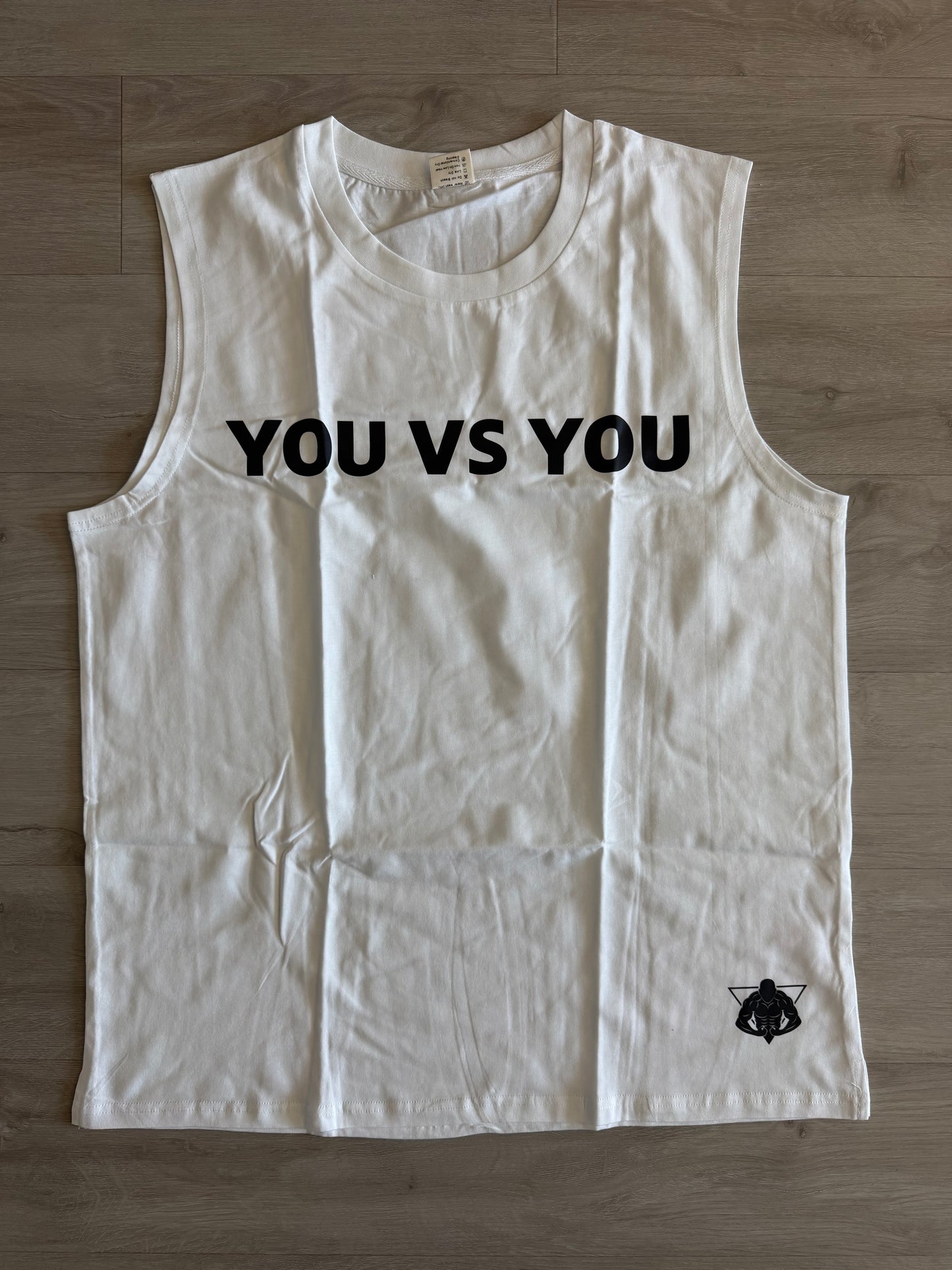 You vs You White Tank *Oversized Cut