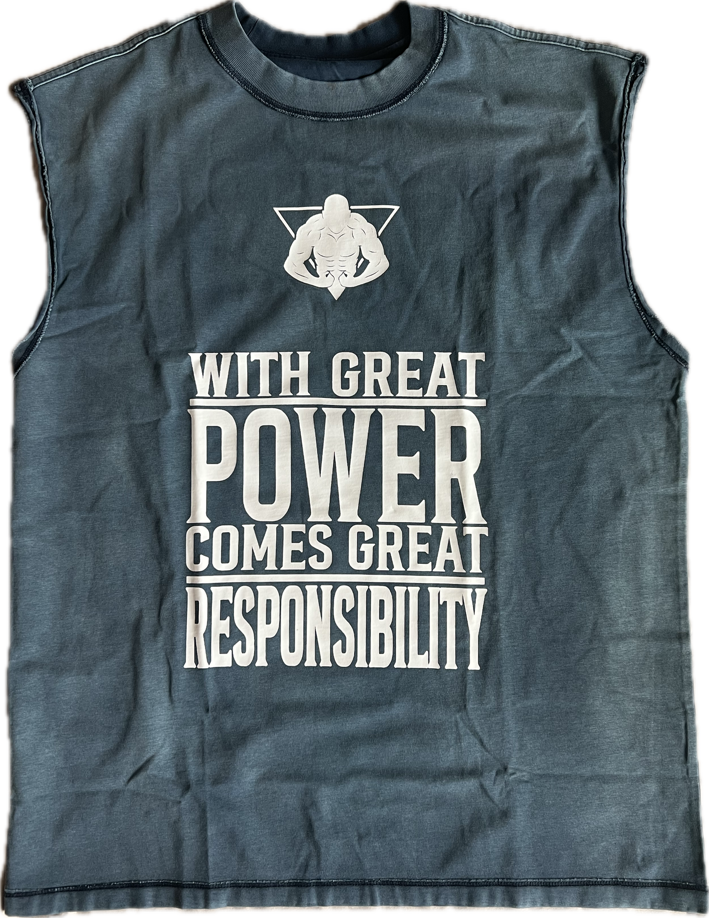 Power & Responsibility Tank Slate Teal