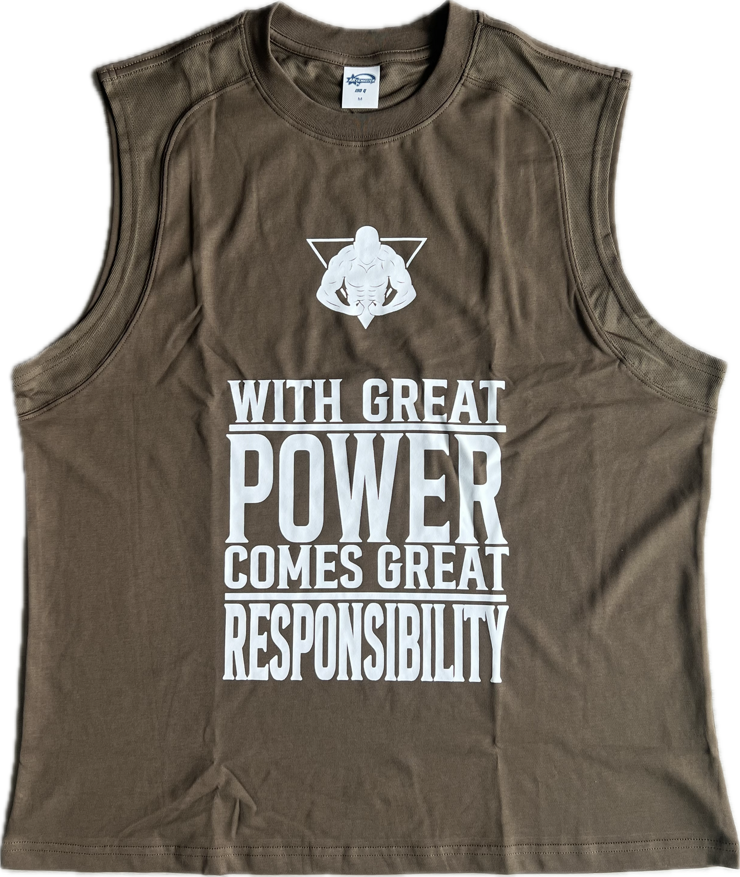 Power & Responsibility Tank Earth Brown