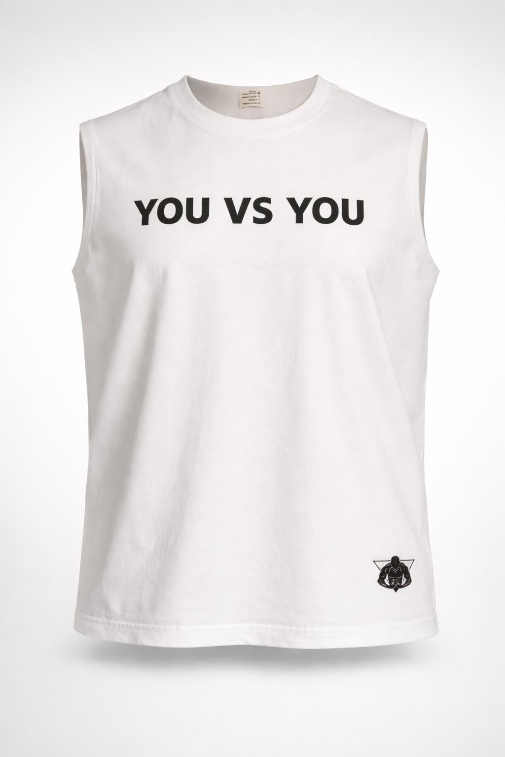 You vs You White Tank *Oversized Cut